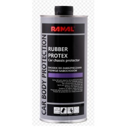 Антикор - битумная мастика для днища авто RANAL RUBBER PROTEX - чёрная под пневмопистолет 1000мл